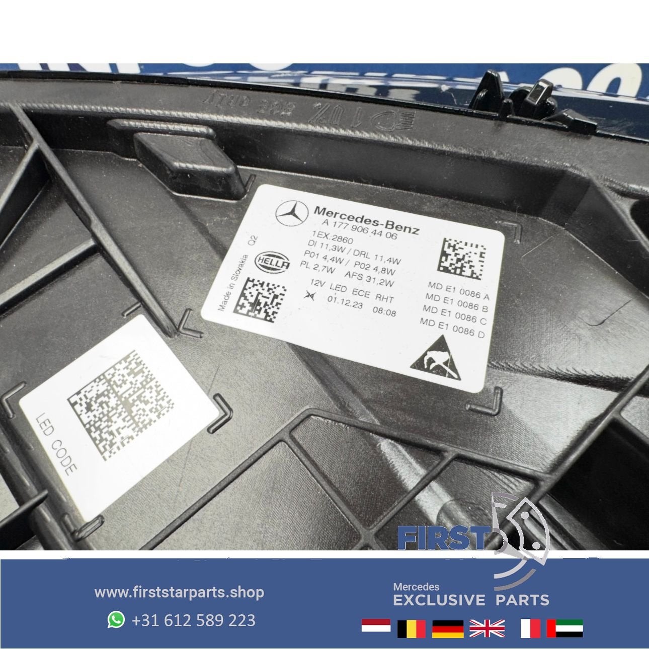 W177 A Klasse FACELIFT LED KOPLAMP LINKS High Performance 20, Gebruikt, -, Ophalen of Verzenden, -