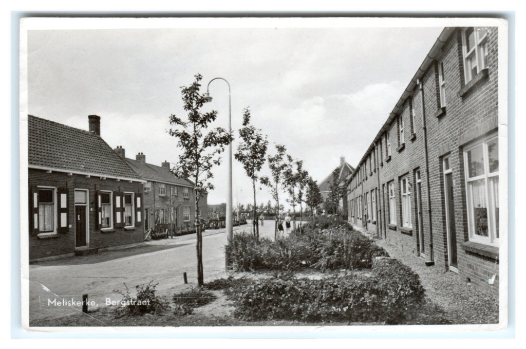 Meliskerke, Bergstraat, Verzenden, 1940 tot 1960, Gelopen, Zeeland