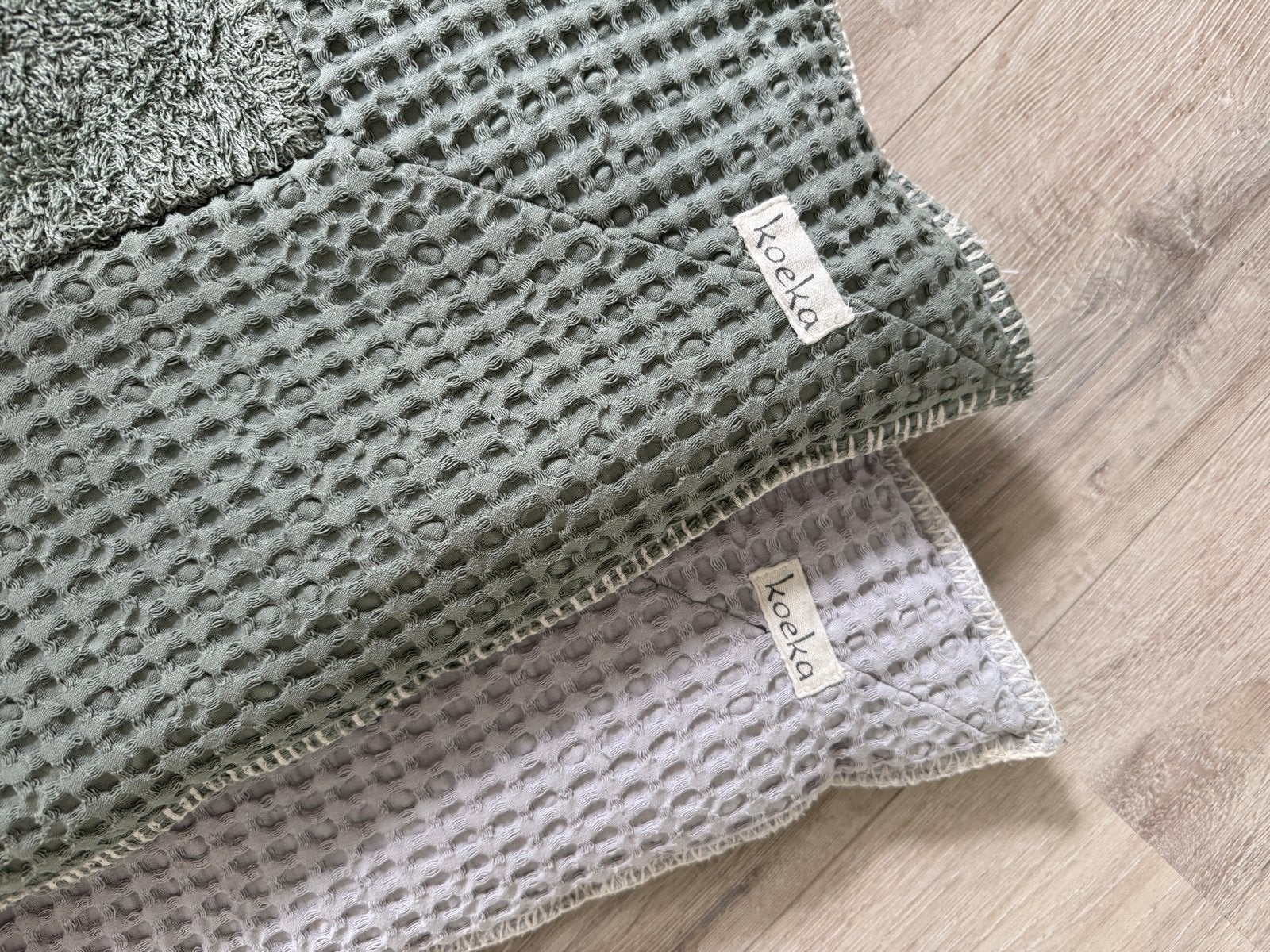 Koeka Wafelstof boxkleed/speelkleed 2 kleurig, Ophalen of Verzenden, Zo goed als nieuw