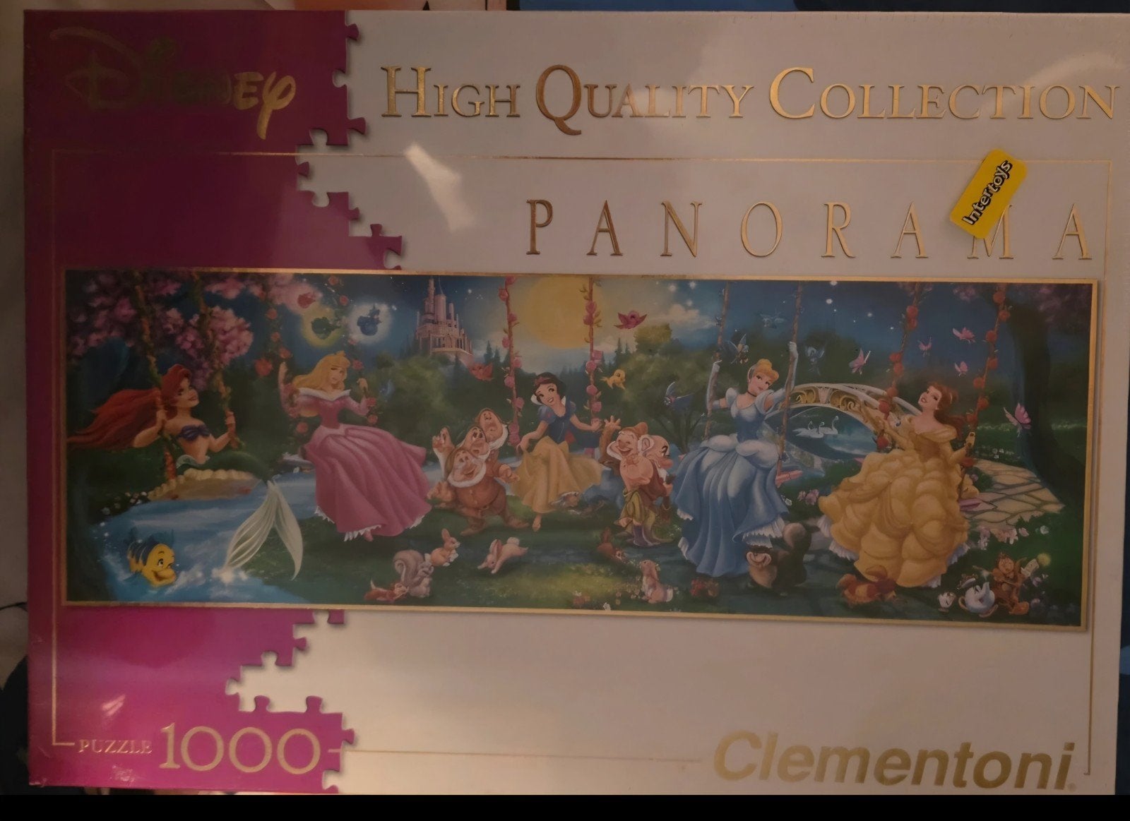 Disney Panorama Puzzel 1000 stukjes - Clementoni, Ophalen of Verzenden, Meer dan 50 stukjes, Nieuw, 6 jaar of ouder