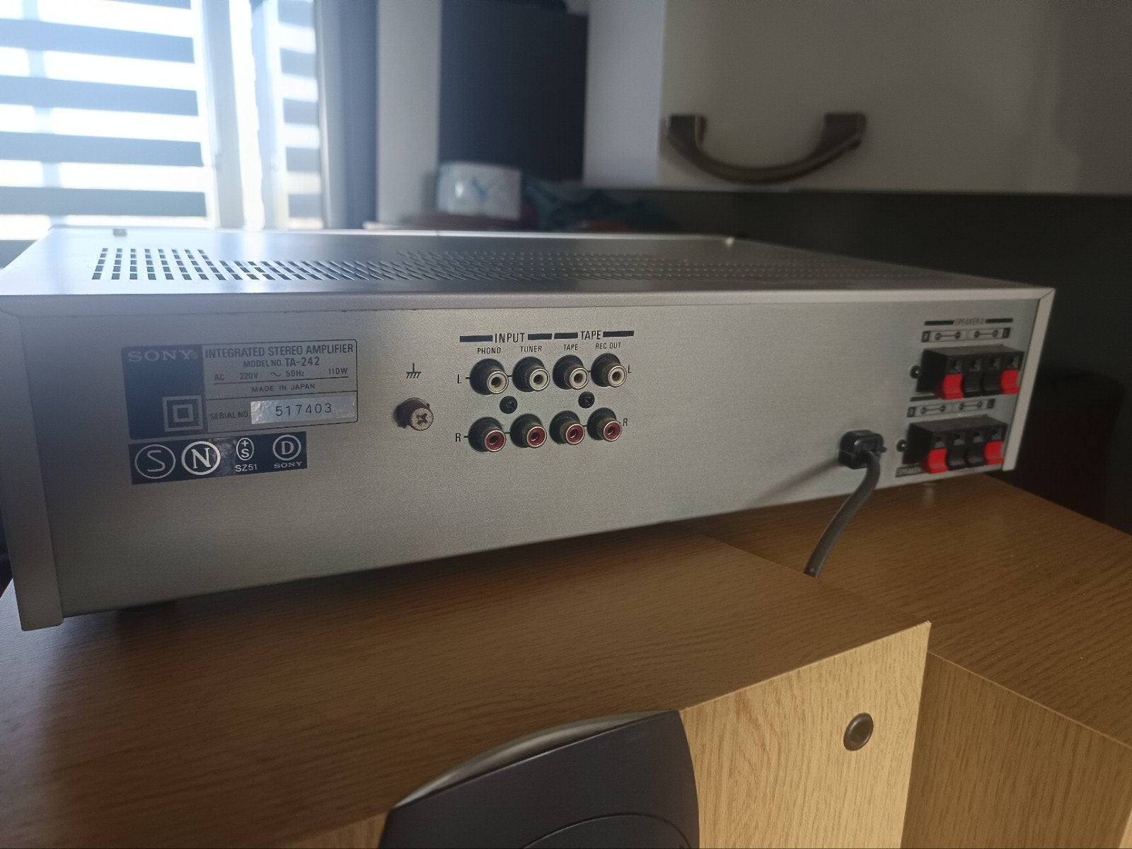 Sony TA-242 Geïntegreerde Stereo Versterker, Ophalen, Gebruikt, Sony, Minder dan 60 watt