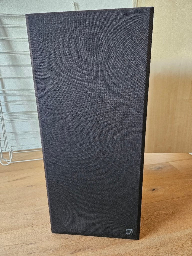 KEF boxen te koop, Ophalen, Vloerstaande luidspreker, Gebruikt, Inclusief kabels