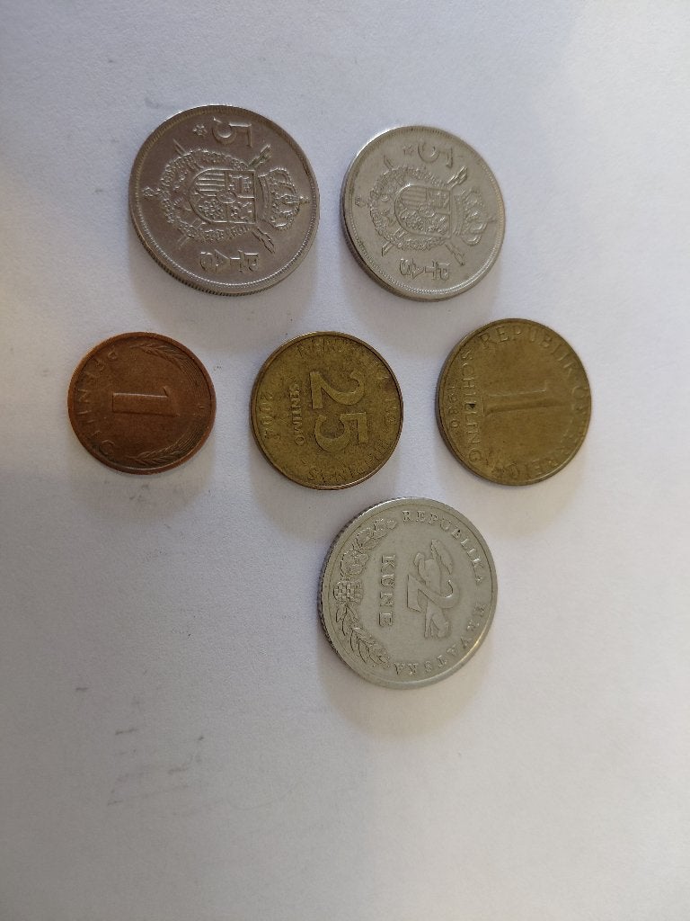 buitenlandse munten, Ophalen, Overige landen, Losse munt