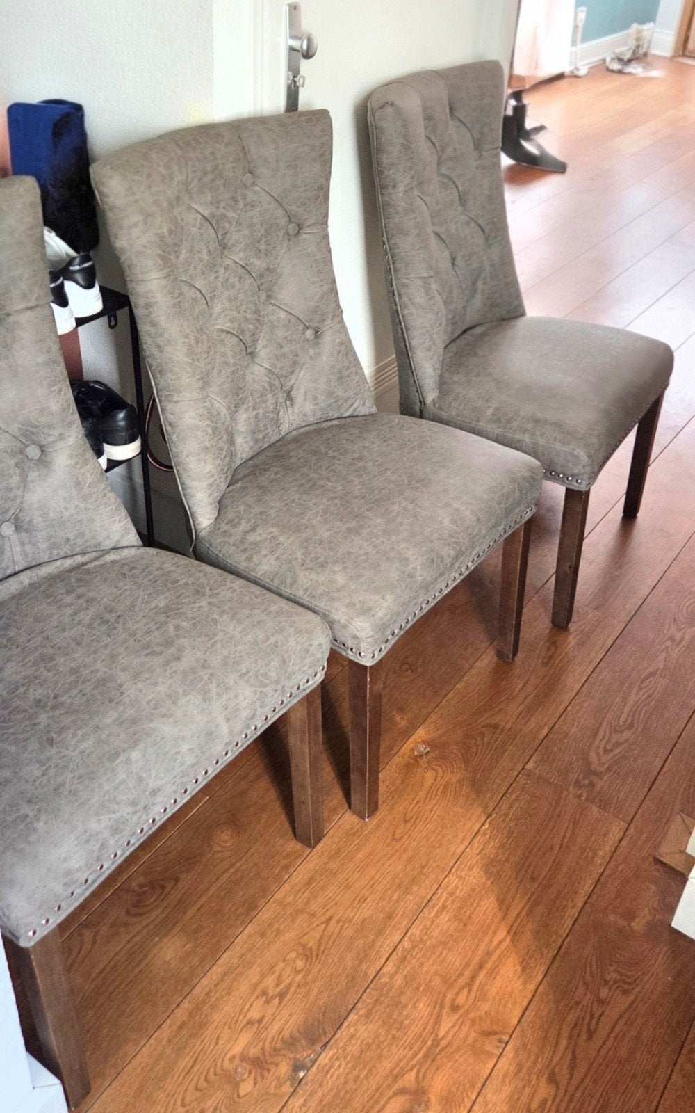 4 Dubbelman Design eetkamerstoelen - Zo goed als nieuw, Huis en Inrichting, Stoelen, Ophalen, Landelijk Chique, Zo goed als nieuw
