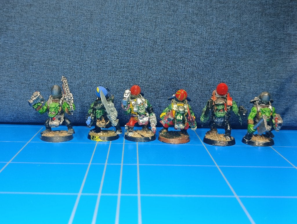 Warhammer 40k Stormboyz Set 3 Old Orks, Hobby en Vrije tijd, Gebruikt, Warhammer, Ophalen of Verzenden, .