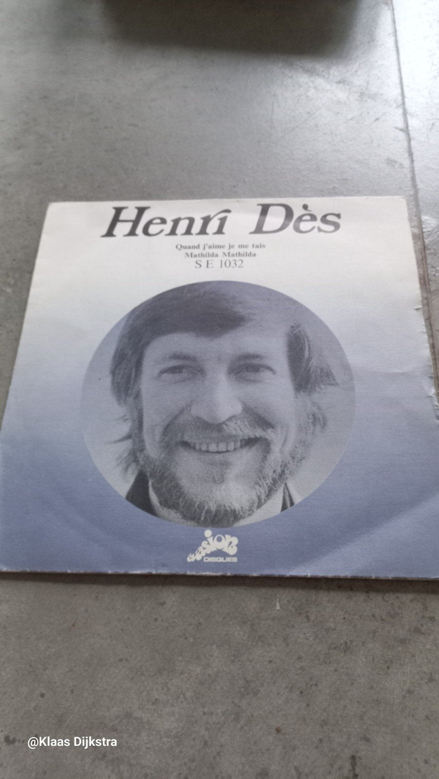 Henri Dès - Quand j'aime je me tais / Mathilda Mathilda, Ophalen of Verzenden, Gebruikt