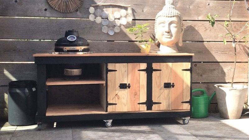 buitenkeuken,bbq meubel,egg,kamado,bastard,urban,grill guru, Ophalen, Nieuw, Houtskool