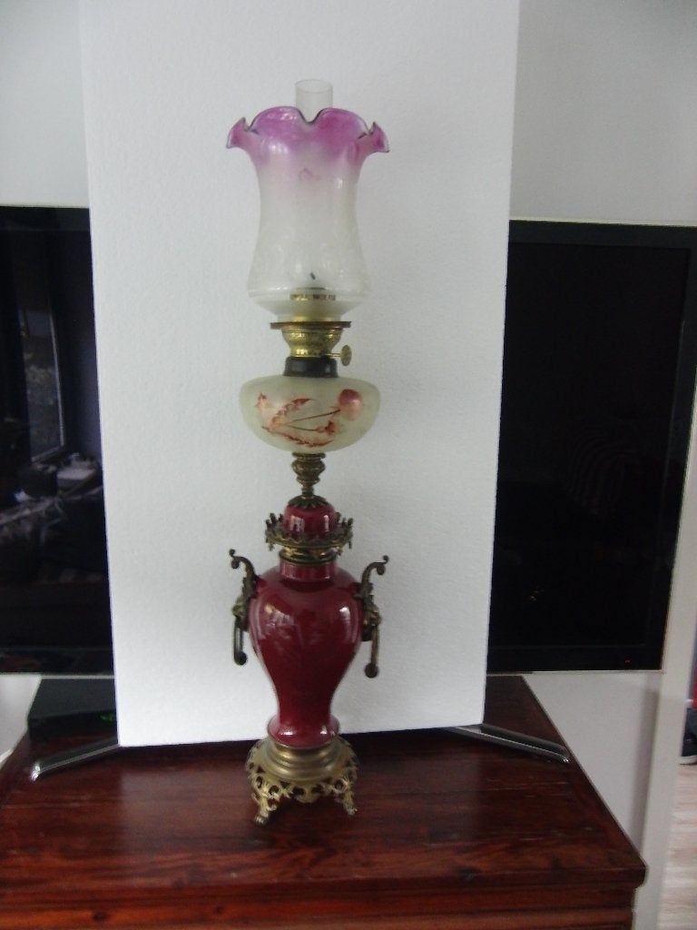 olielamp, Antiek en Kunst, Ophalen