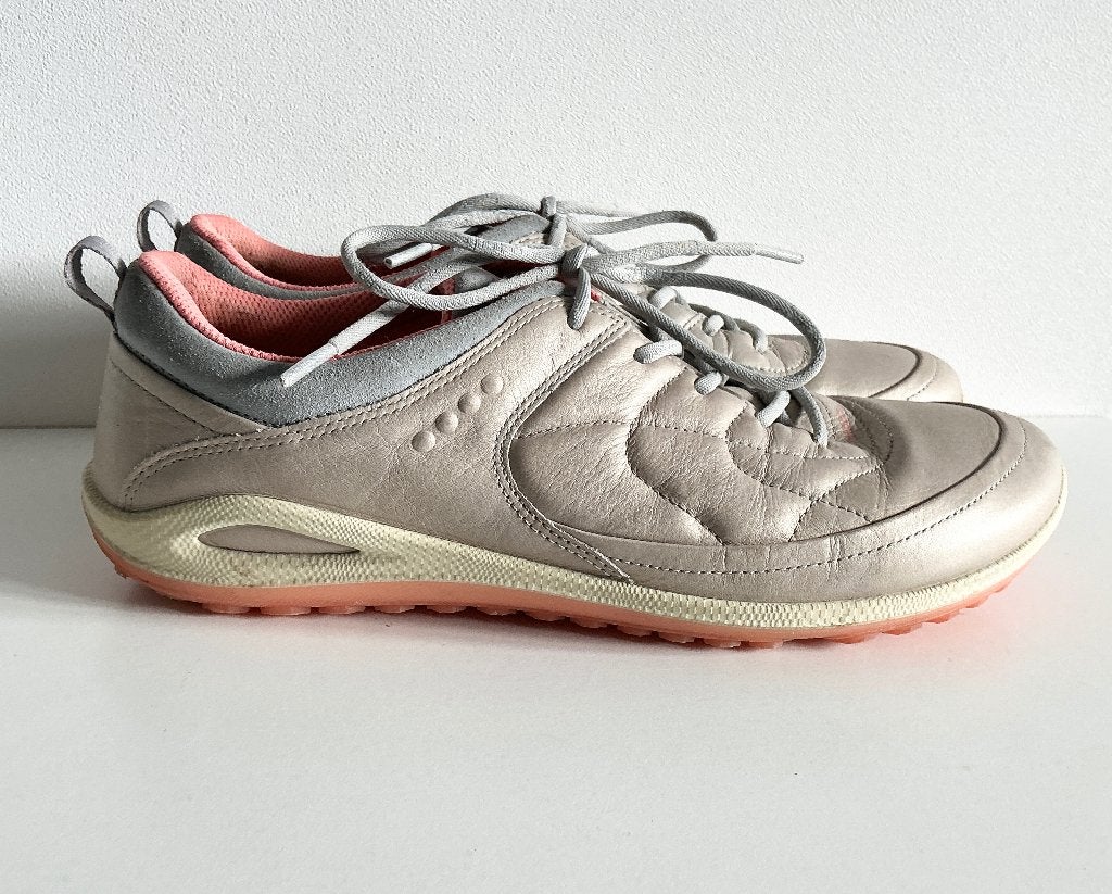Ecco sneakers leer beige mt 39, Kleding | Dames, Schoenen, Ecco, Beige, Ophalen of Verzenden, Sneakers of Gympen