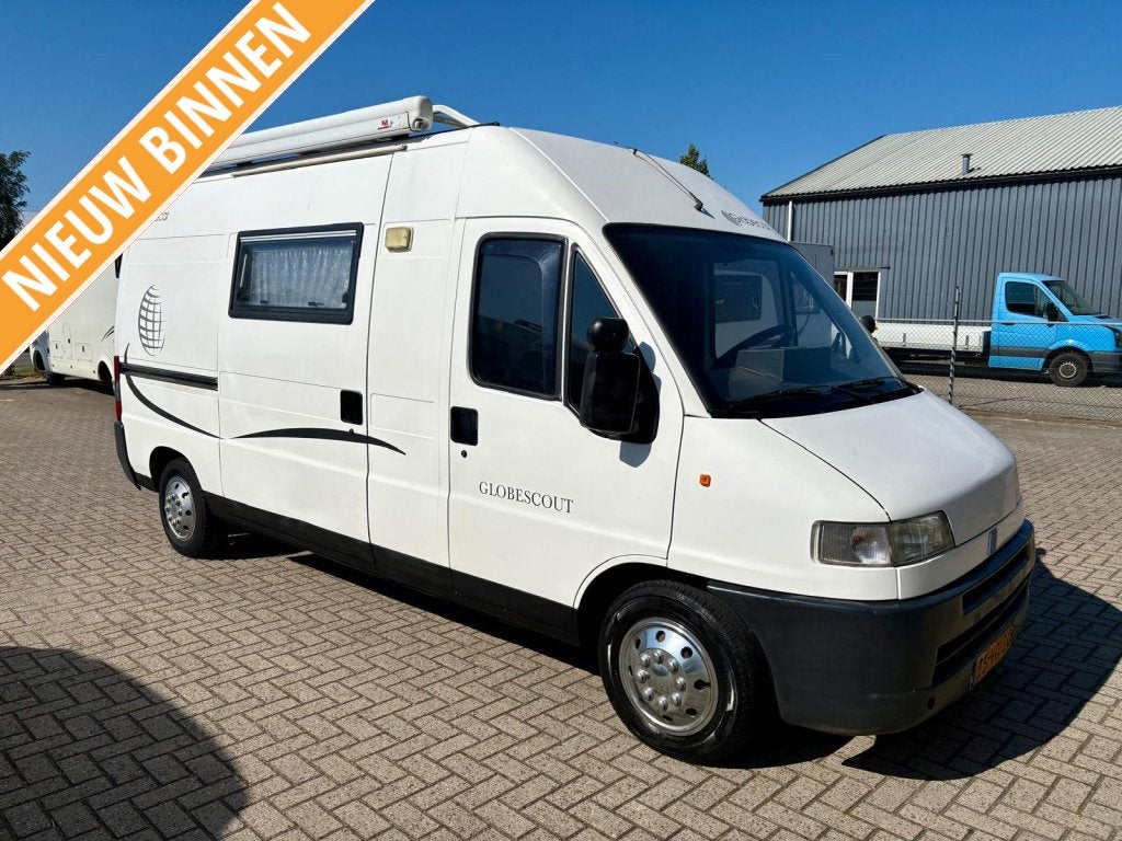 zeer leuke Fiat Ducato Globescout (offgrid), Buscamper of Camperbus, Fiat, Koelkast, Bedrijf