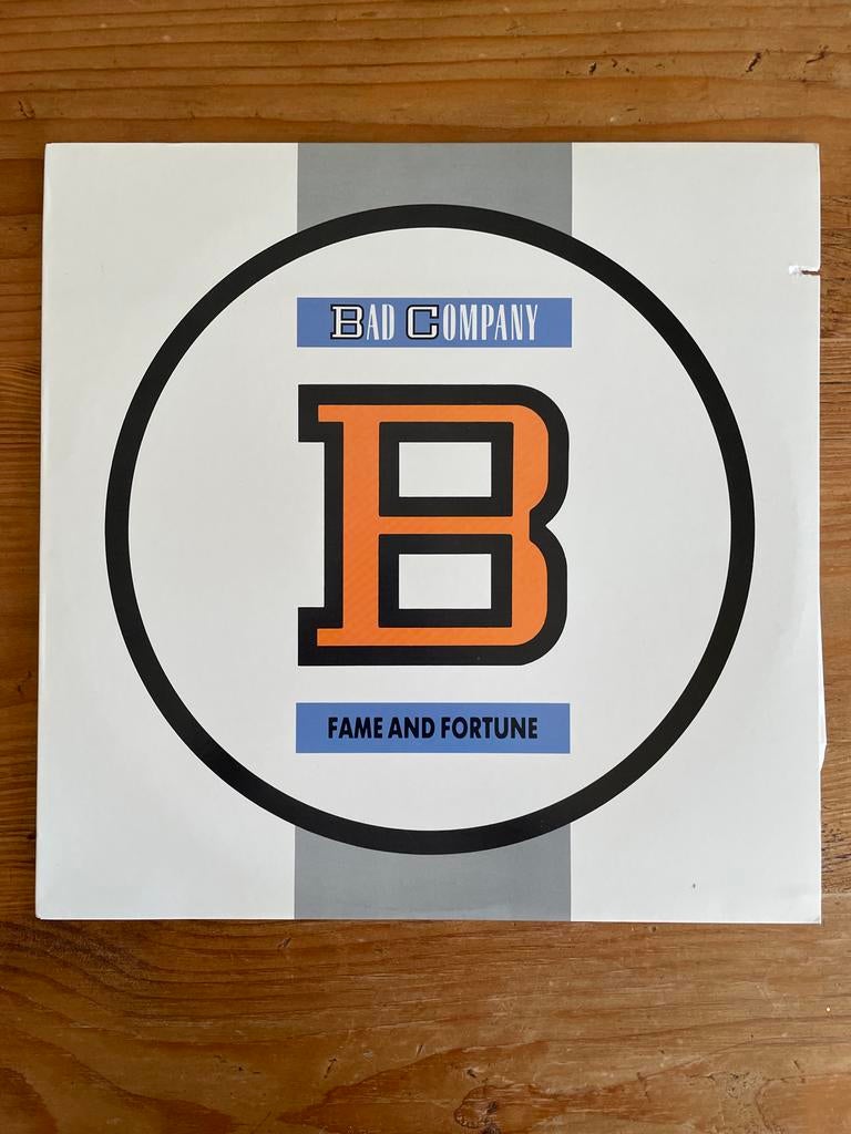 Bad Company - Fame and Fortune LP (Prima staat, US knip), Ophalen of Verzenden, Zo goed als nieuw, 12 inch, Poprock
