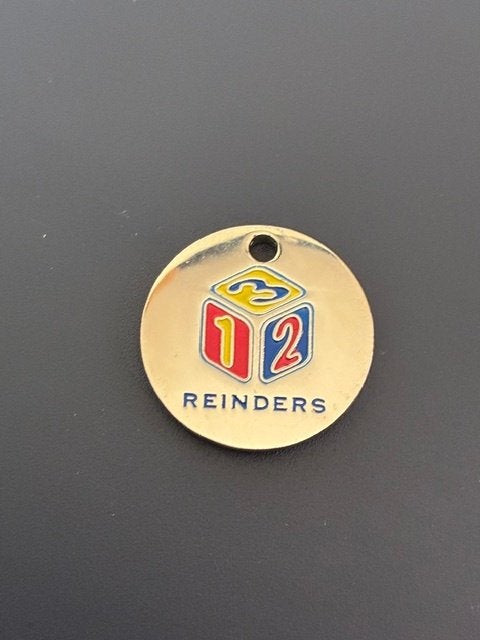 winkelwagenmuntje Reinders, Verzamelen, Winkelwagenmuntjes, Ophalen of Verzenden