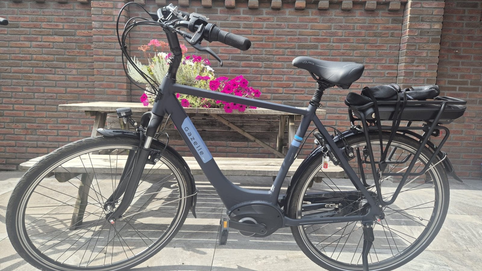 Gazelle C7  Paris, Ophalen, Zo goed als nieuw, 51 tot 55 cm, 50 km per accu of meer
