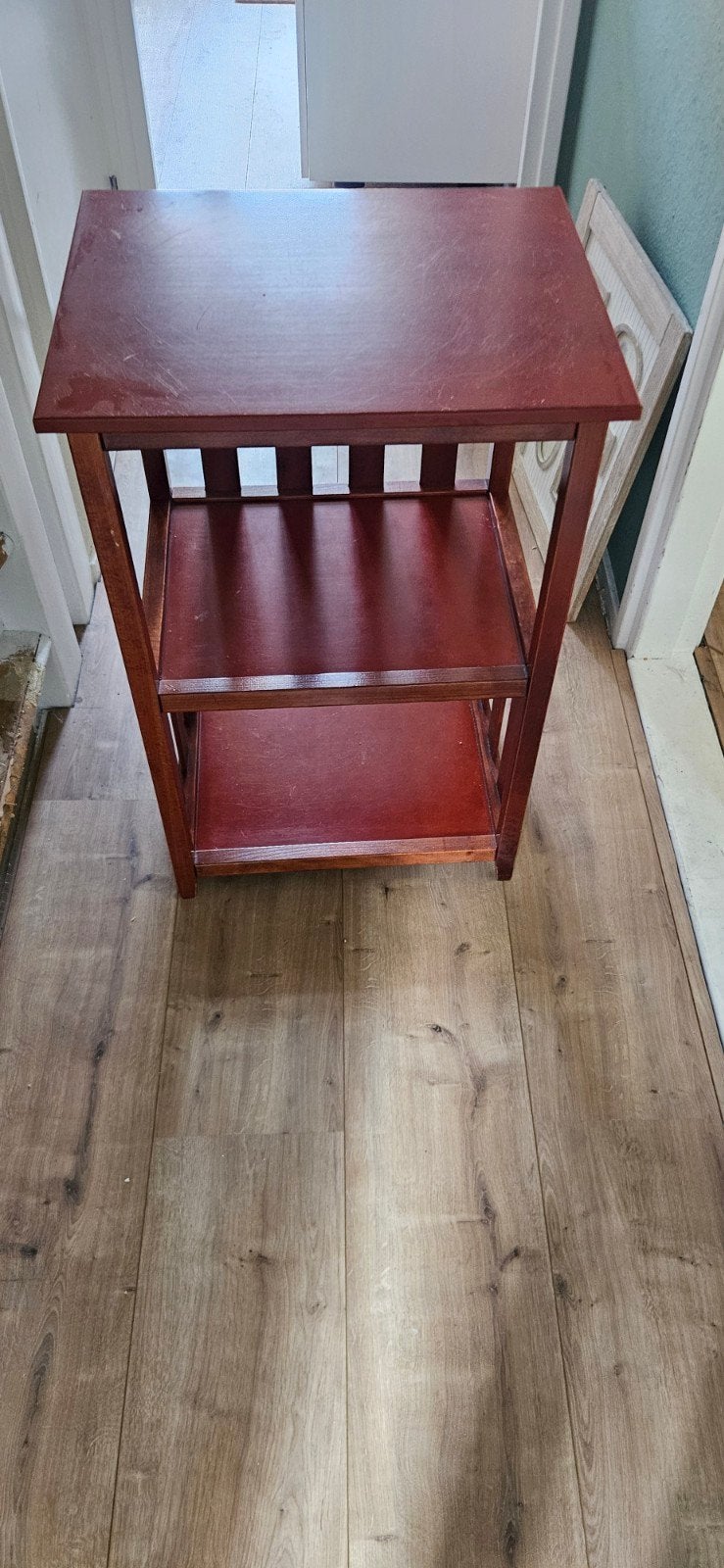 Houten LP Speler Meubel / Bijzettafel, Ophalen, Minder dan 55 cm, Gebruikt, Klassiek