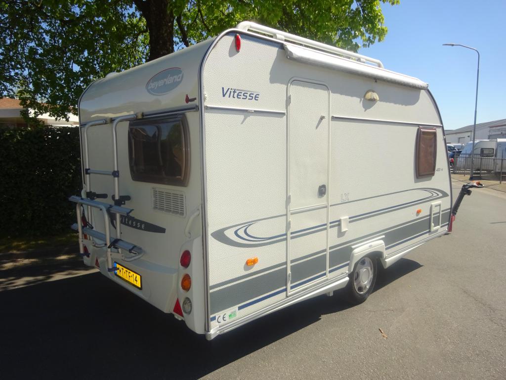 Beyerland Vitesse 400 LX Met Mover, Caravans en Kamperen, Schokbreker, Bedrijf, Treinzit, Overige typen