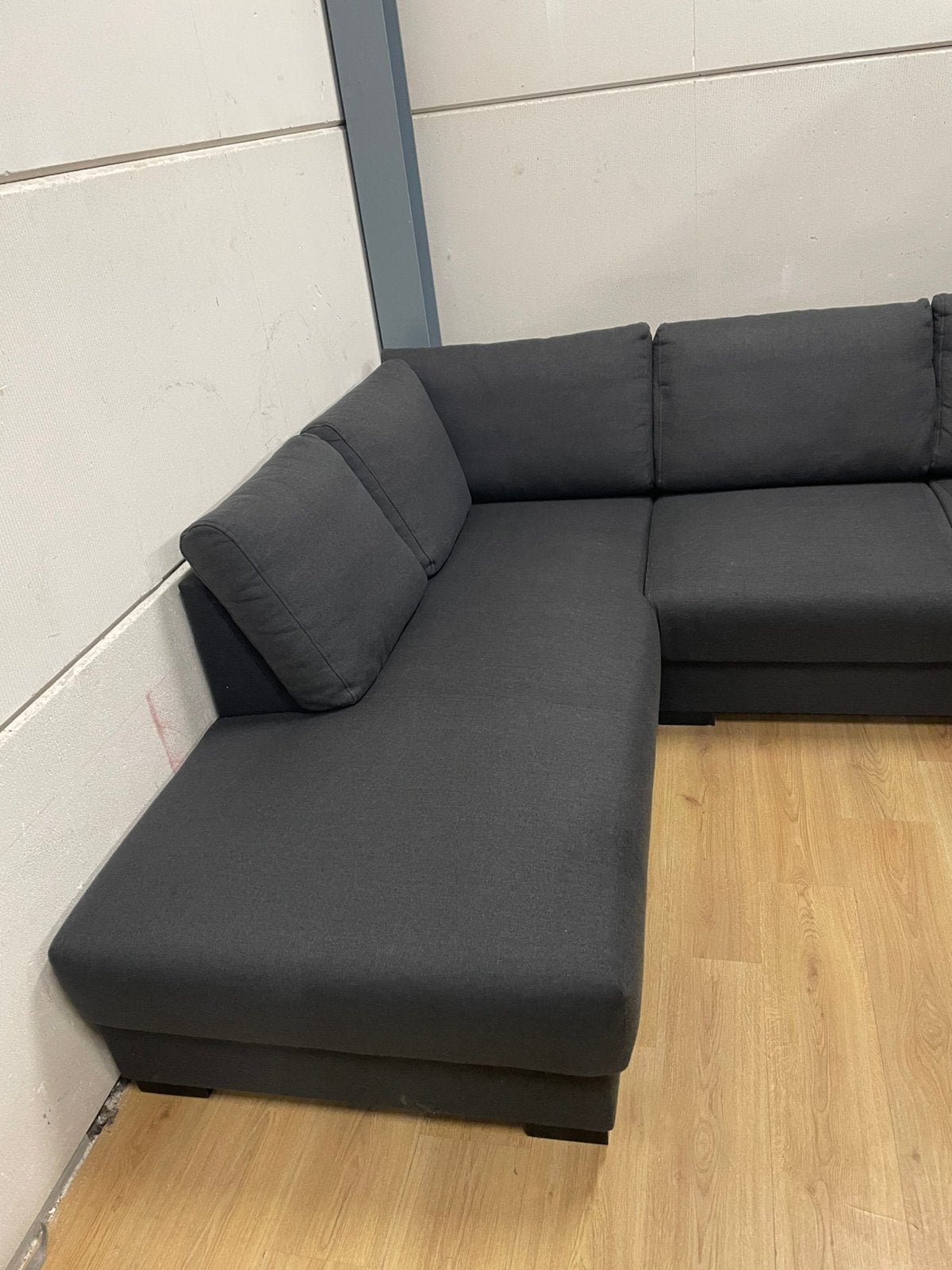 Mooie luxe grijze hoekbank - GEREINIGD!!!, Huis en Inrichting, Ophalen, 250 tot 300 cm, Luxe, Hoekbank