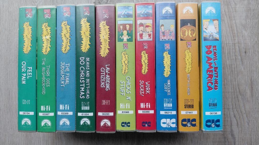 VHS Beavis and Butt-head      video banden, Alle leeftijden, Ophalen of Verzenden, Gebruikt, Overige genres