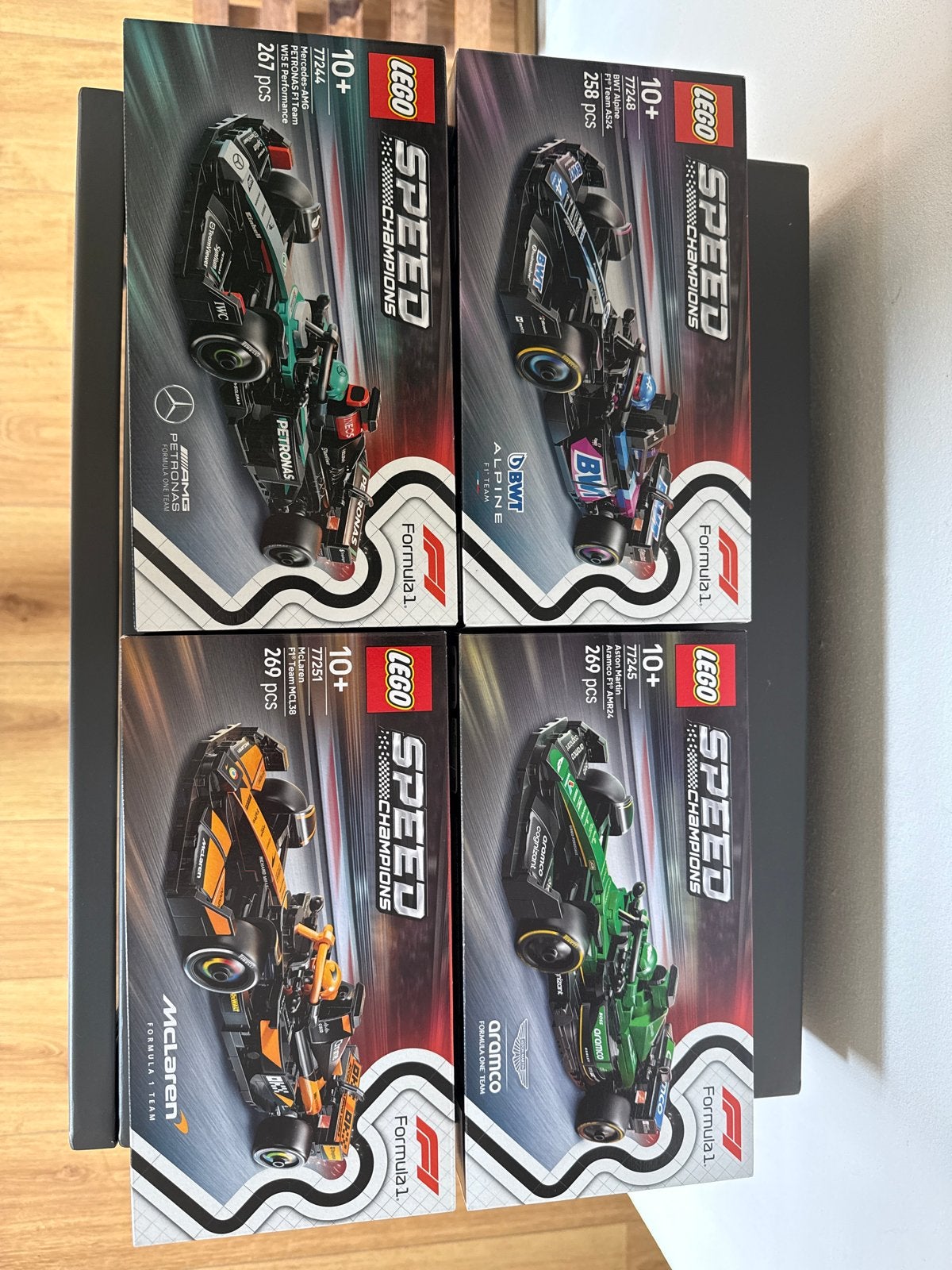 LEGO Speed Champions F1 Formule 1 Set (4 stuks), Kinderen en Baby's, Ophalen of Verzenden, Nieuw