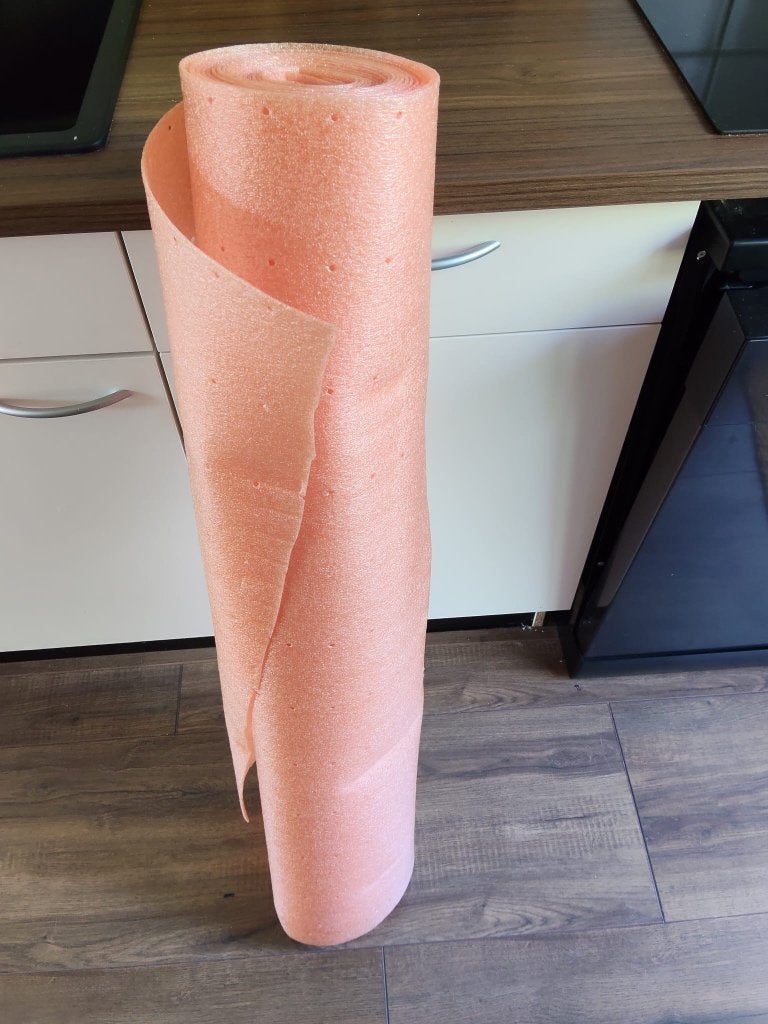 Ondervloer Firstfloor Warmline, Ophalen, Zo goed als nieuw, Minder dan 5 m², Folie