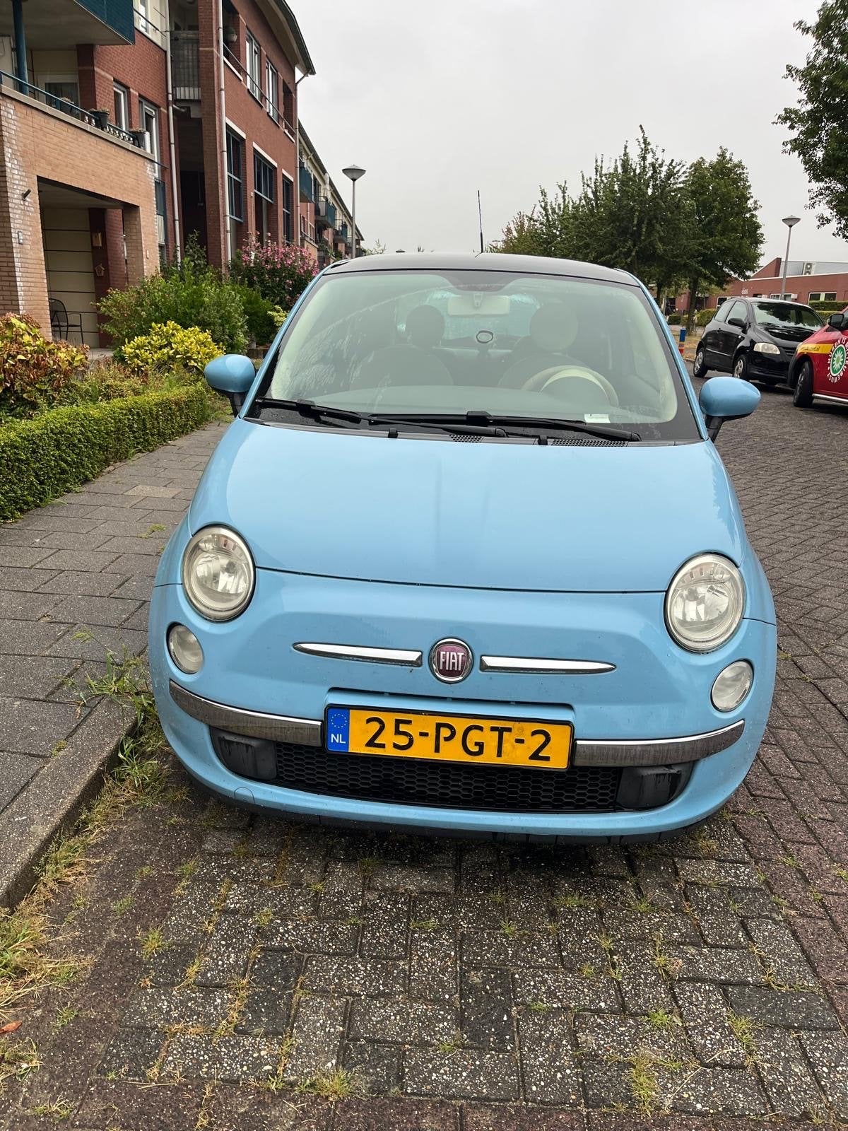 Fiat 500 0.9 Twinair 2011 Blauw, Voorwielaandrijving, 905 kg, Origineel Nederlands, 24 km/l