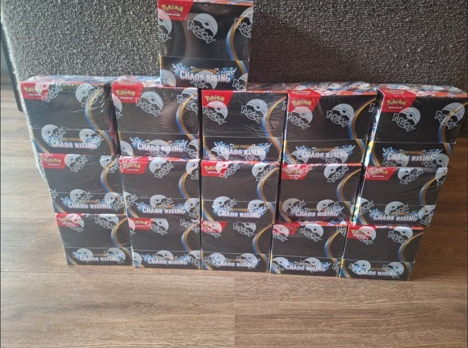 (19x) Pokemon Chaos Rising Booster Box - Nieuw en Geseald, Ophalen of Verzenden, Nieuw, Boosterbox
