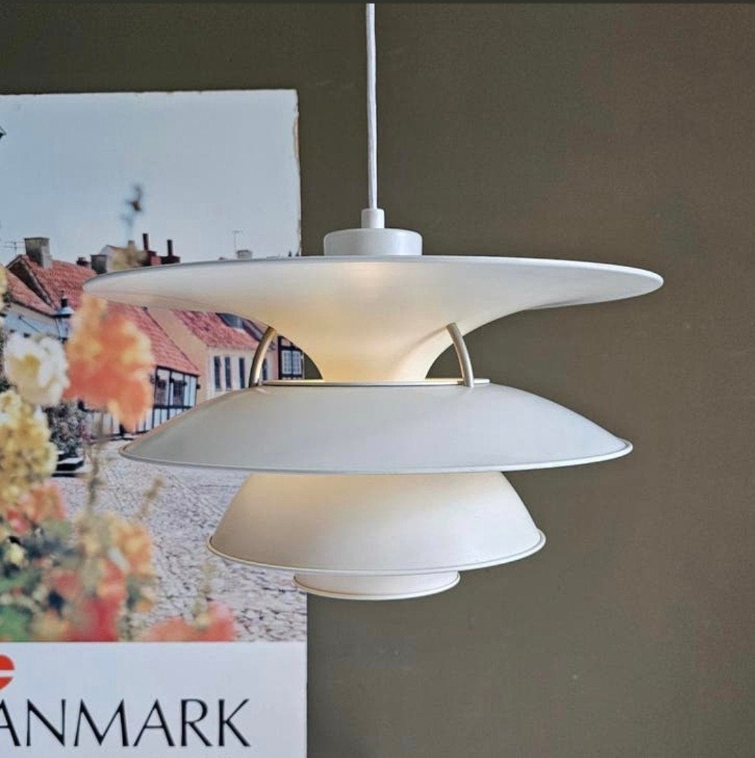 Vintage Charlottenborg Hanglamp Louis Poulsen Deens design, Vintage Deens design, Zo goed als nieuw, X, Metaal