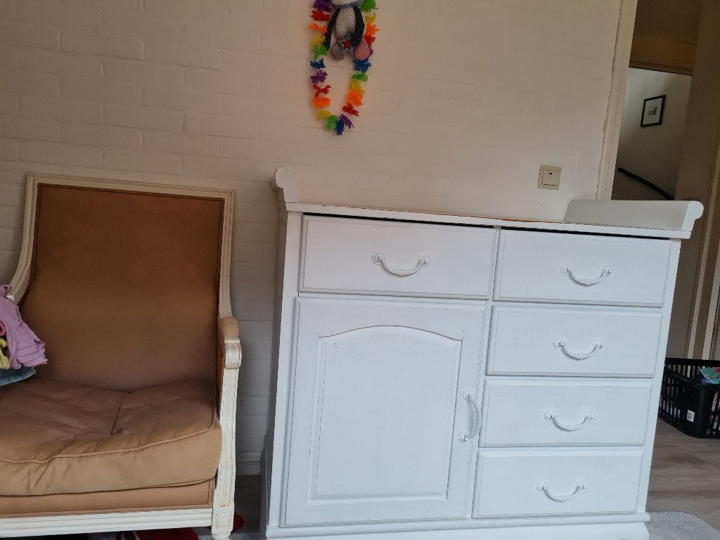commode (wit), Ophalen, Gebruikt, 50 tot 70 cm, 100 cm of meer