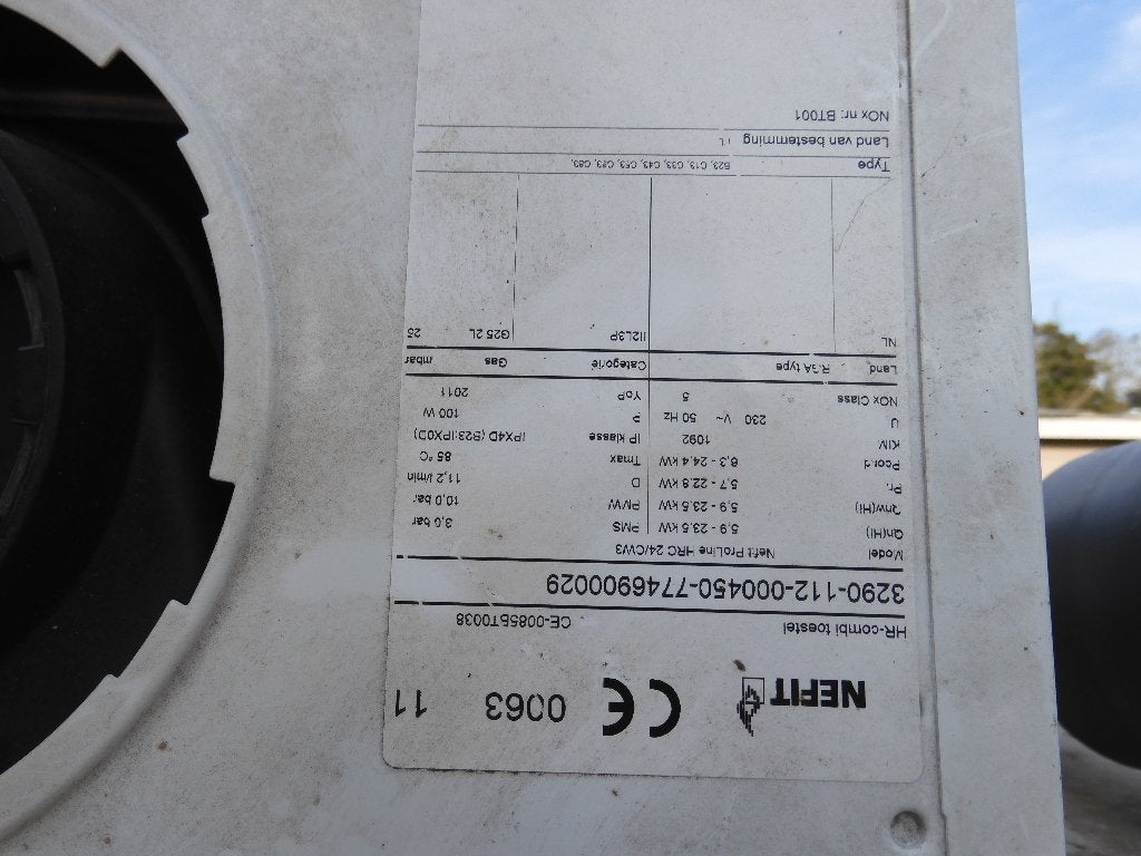 cv ketel nefit HRC 24/CW3 (nieuw), Ophalen, 30 tot 80 cm, Hoog rendement (Hr), Cv-ketel of Combi-ketel