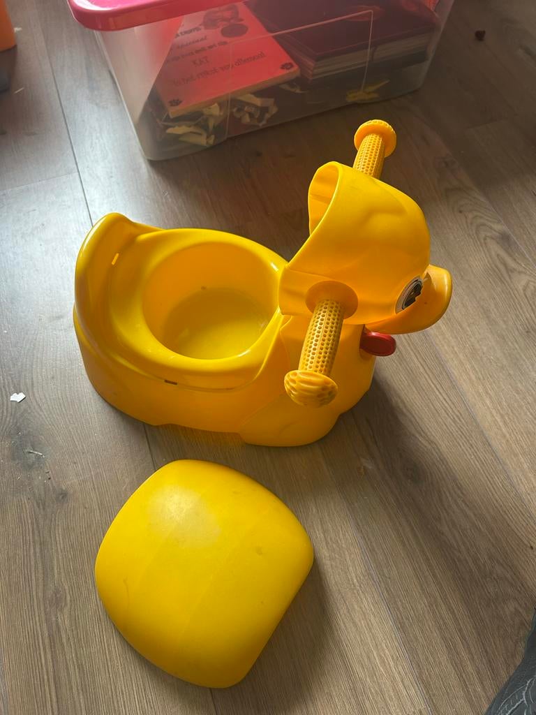 Zindelijkheidstraining potje in de vorm van een eend, Ophalen, Gebruikt