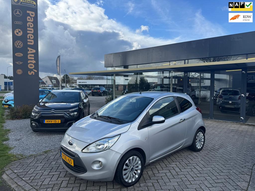 Ford Ka 1.2 Titanium X start/stop|Stoelverw.|Airco, Auto's, Voorwielaandrijving, Stof, Gebruikt, 4 stoelen