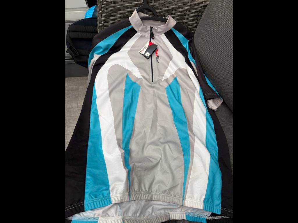 FastRider Fiets Shirt Kite Scuba Blue XXL, Kleding | Dames, Blauw, Maat 46/48 (XL) of groter, Nieuw, Ophalen of Verzenden