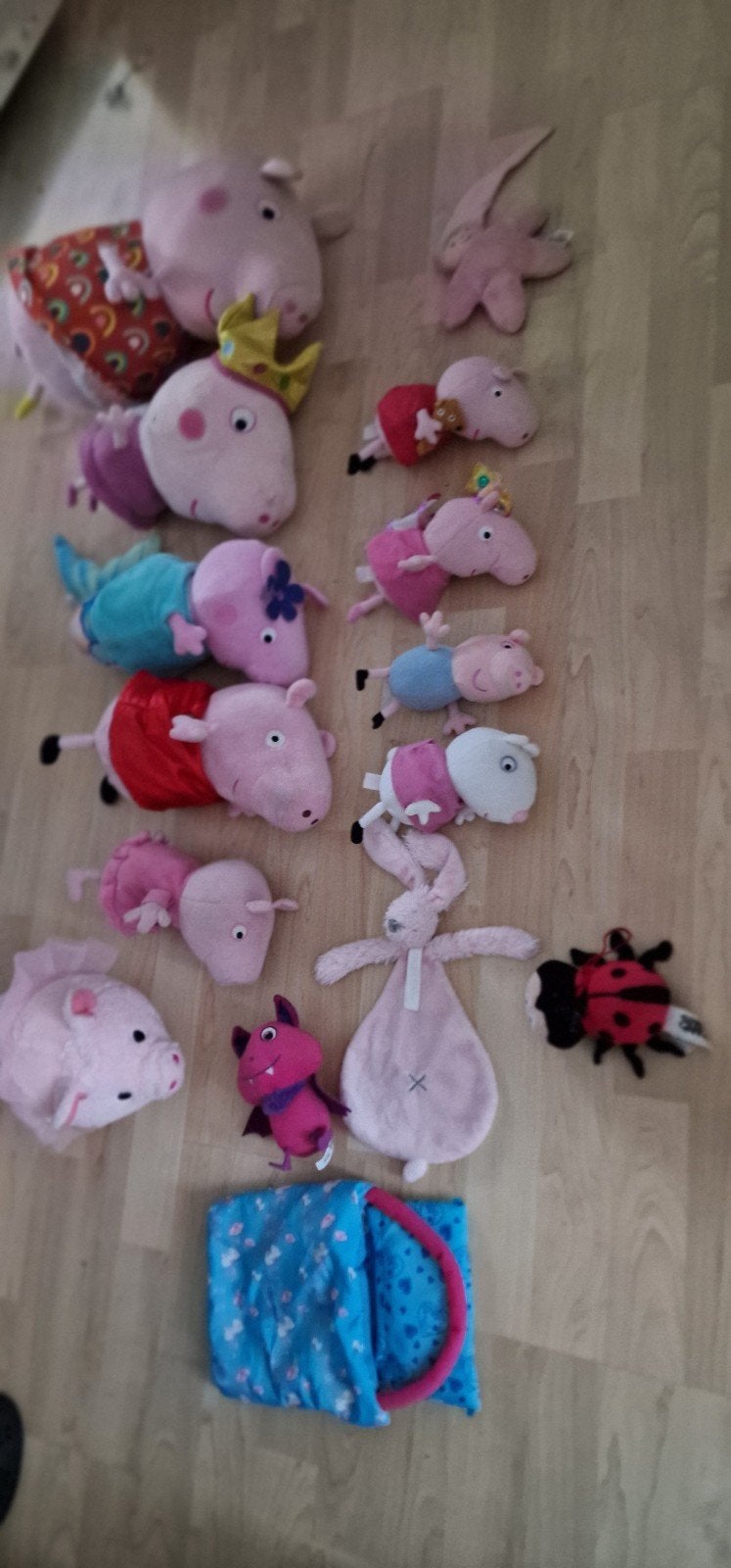 Grote collectie Peppa Pig knuffels en meer, Gebruikt, Overige merken, Overige typen, Ophalen of Verzenden