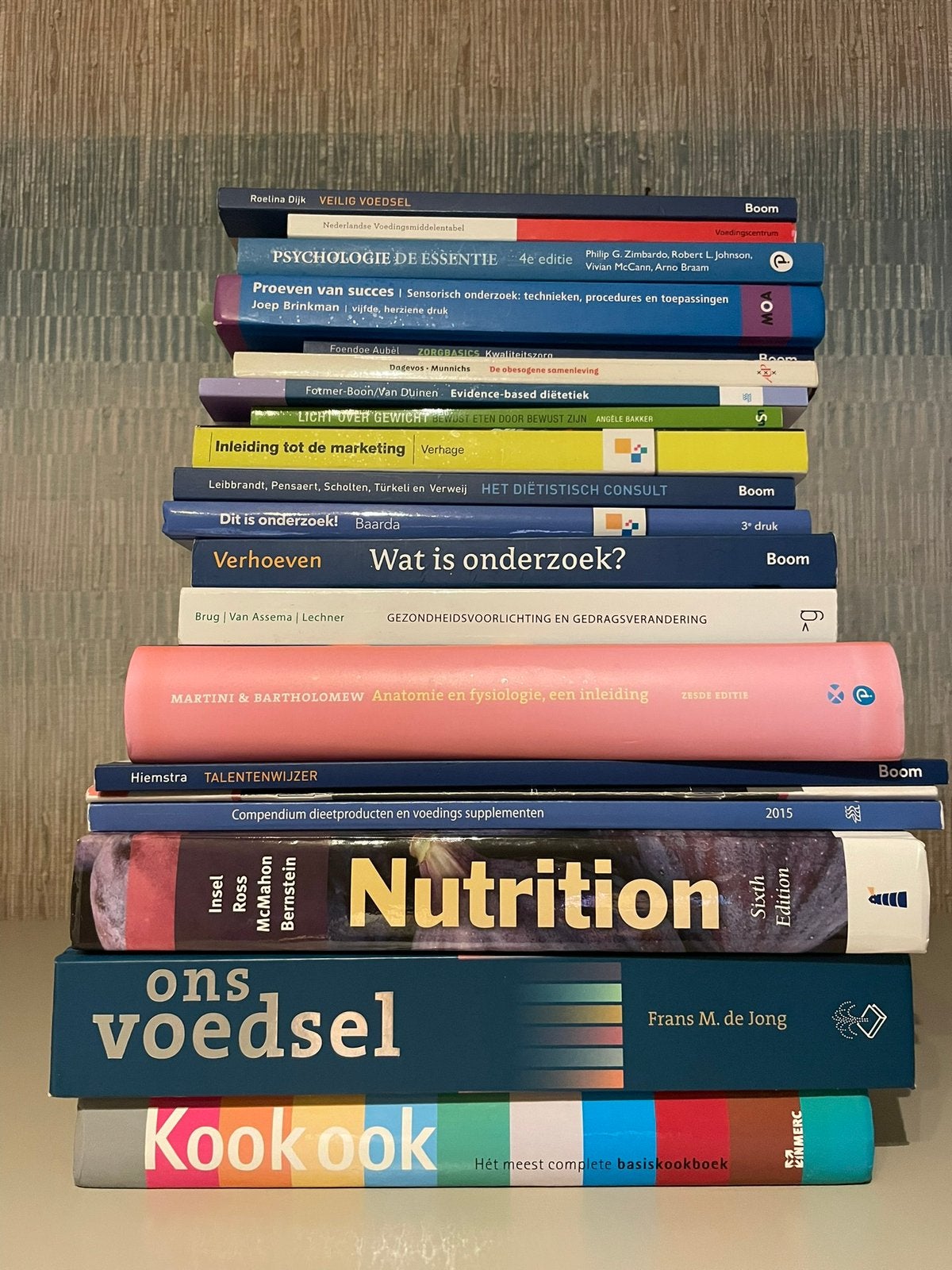Studieboeken voeding & diëtetiek, Ophalen, Beta, Gelezen, HBO