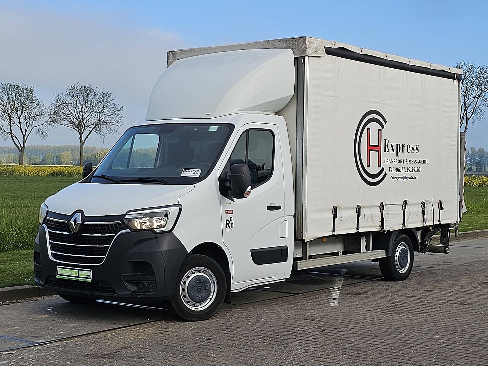 RENAULT MASTER 2.3 schuifzeil laadklep!, Auto's, Bestelauto's, 2925 kg, Gebruikt, Euro 6, Renault