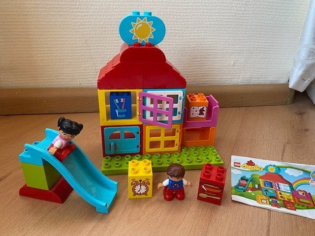 Duplo, eerste speelhuis met poppetjes, set 10616 compleet, Kinderen en Baby's, Gebruikt, Ophalen of Verzenden, Compleet, Duplo