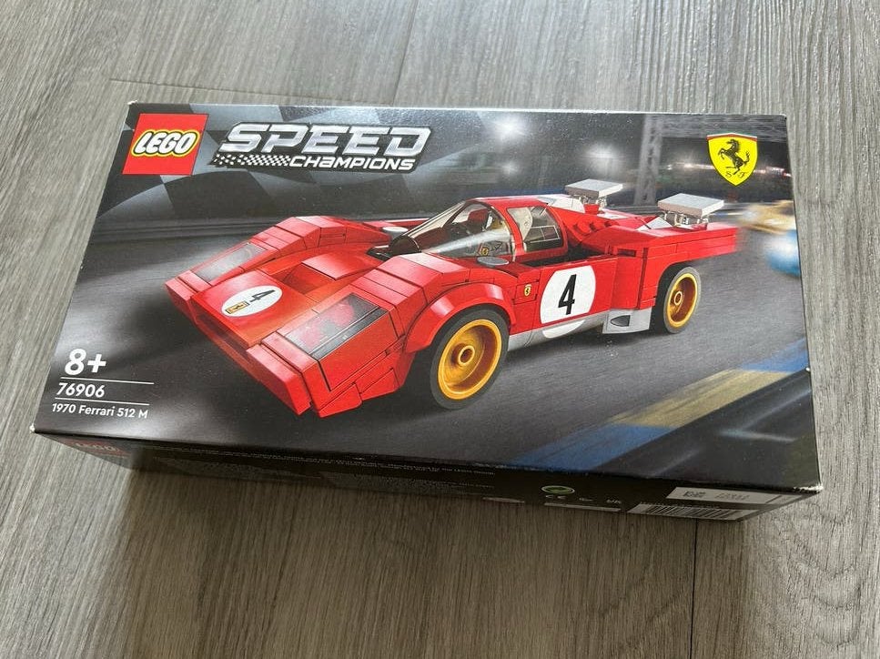 Lego Speed Champions 76906 1970 Ferrari 512 M, Ophalen, Lego, Speed Champions, Zo goed als nieuw