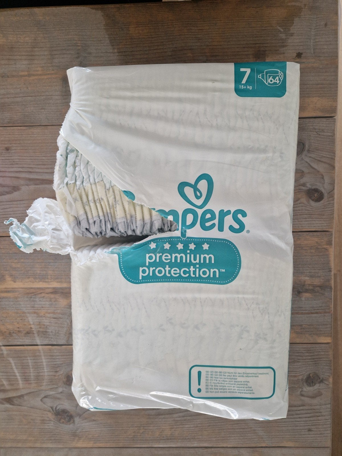 Pampers premium protection maat 7, Kinderen en Baby's, Badjes en Verzorging, Ophalen of Verzenden, Zo goed als nieuw, Overige typen