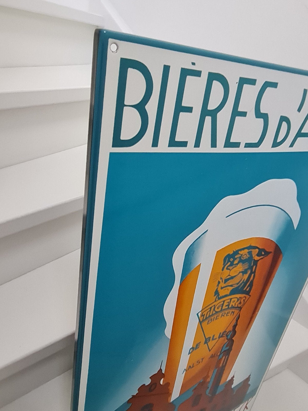 emaille bord gelimiteerd, Ophalen of Verzenden, Reclamebord