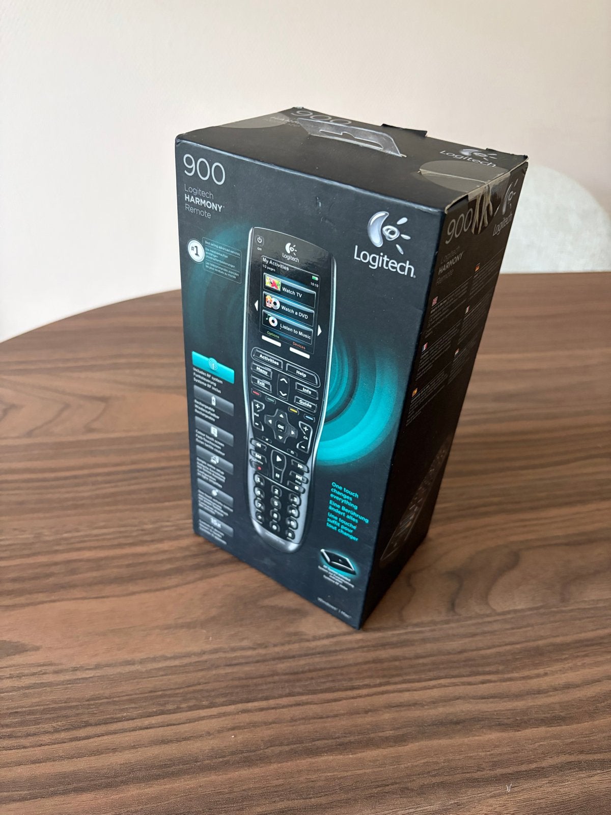 Logitech Harmony 900 Afstandsbediening - Nieuw in doos, Audio, Tv en Foto, Afstandsbedieningen, Ophalen, Universeel, Nieuw, Dvd