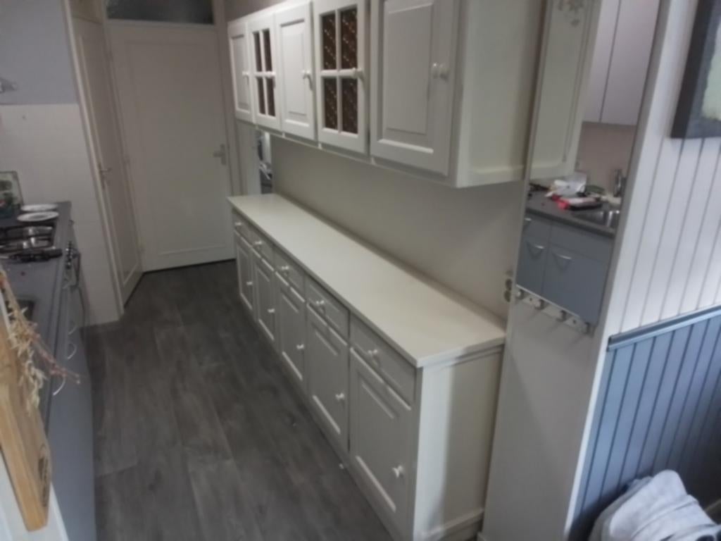 Supermooie keukenkast buffetkast, Ophalen, Gebruikt, 25 tot 50 cm, 200 cm of meer