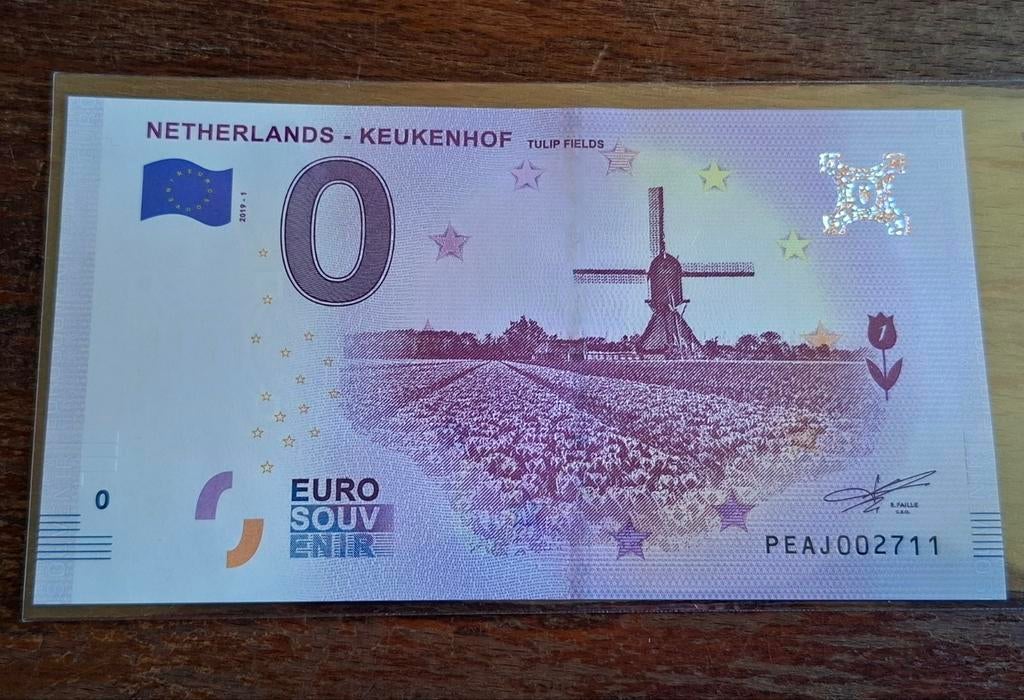 Bankbiljet - Keukenhof, Postzegels en Munten, Bankbiljetten | Nederland, Verzenden, Euro's, Los biljet