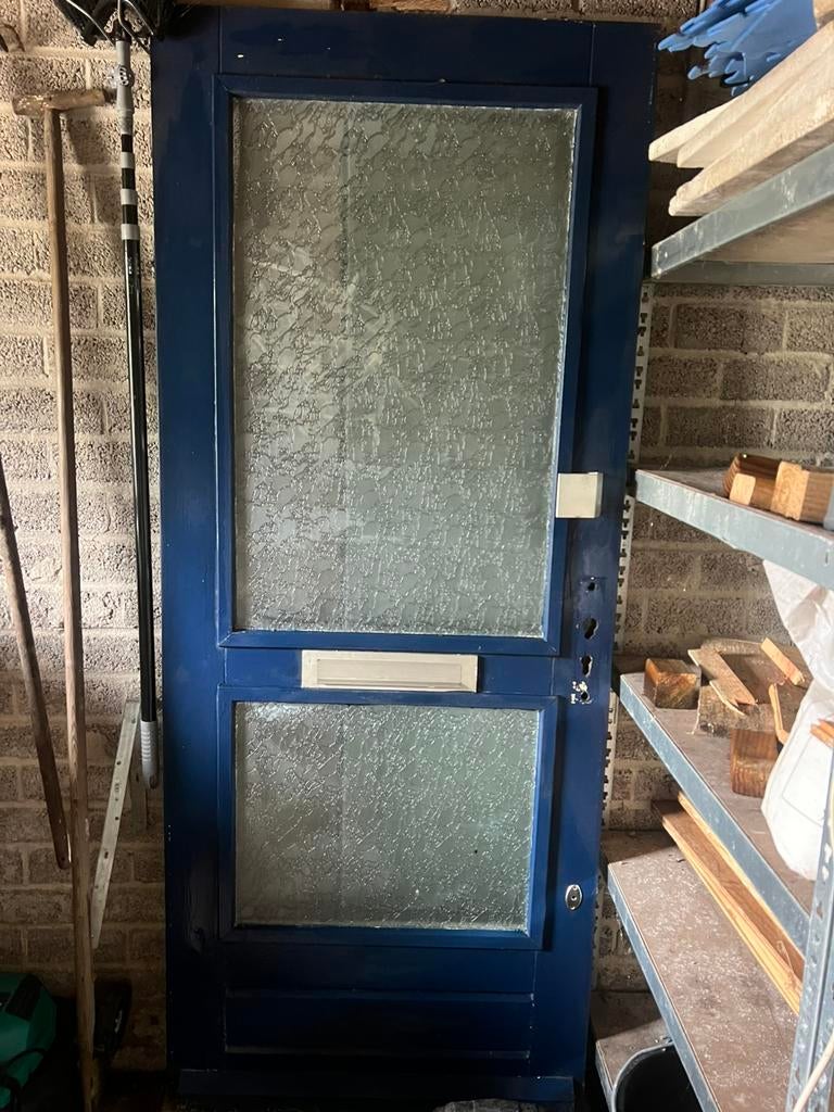 Voordeur, Ophalen, Gebruikt, 80 tot 100 cm, Buitendeur