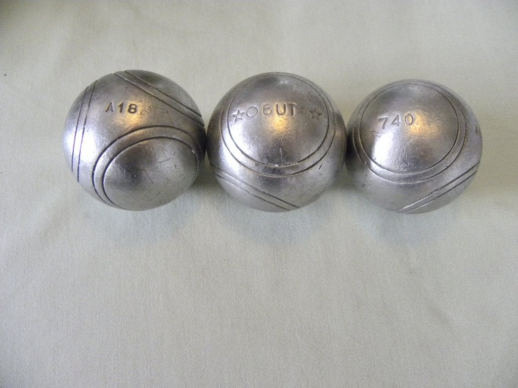 WEDSTRIJD JEU DE BOULES / PETANQUE SET RVS, Ophalen of Verzenden, Gebruikt