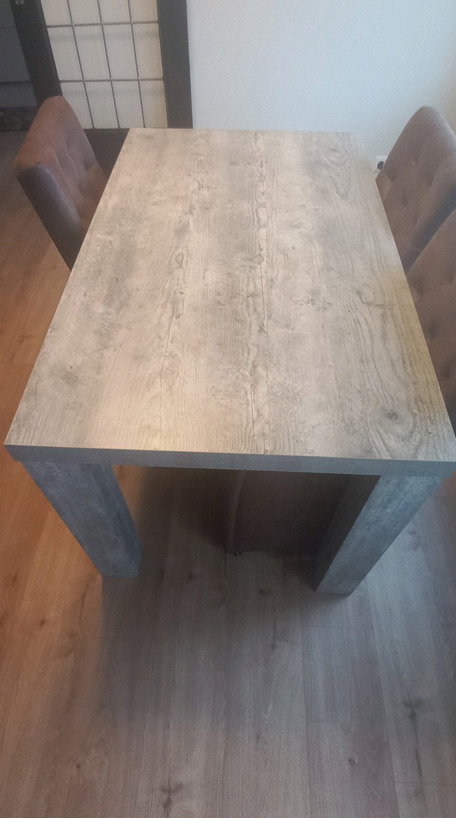 Woonkamerset (salontafel/tv meubel en eettafel), Ophalen, Gebruikt, 50 tot 100 cm, Rechthoekig
