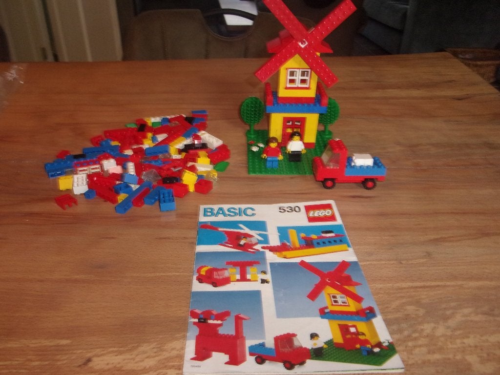 Lego Basic 530-1 Basic Building Set uit 1985, Gebruikt, Overige thema's, Lego, Ophalen of Verzenden