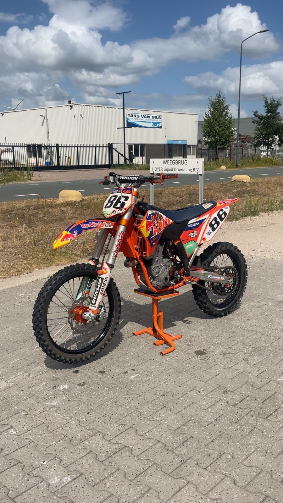 KTM 450cc 4 takt, Ophalen, Zo goed als nieuw, Overige merken