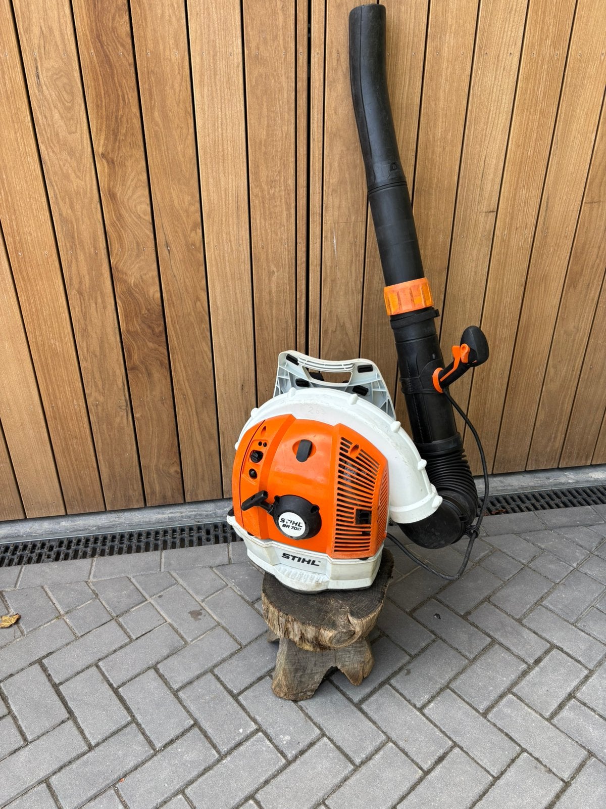 Stihl BR 700 ruggedragen benzine bladblazer hele nette!!, Ophalen, Benzine, ., Stihl