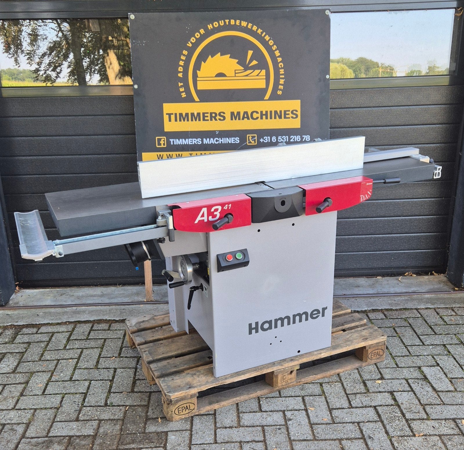 Hammer vlakvandiktebank 410mm spiraal 2024 zgan, Ophalen of Verzenden, Zo goed als nieuw