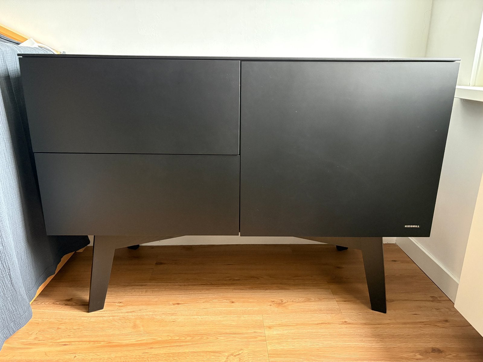 Kidsmill commode zwart, Huis en Inrichting, Kasten | Dressoirs, Ophalen, Zo goed als nieuw, 50 tot 75 cm, 100 tot 150 cm