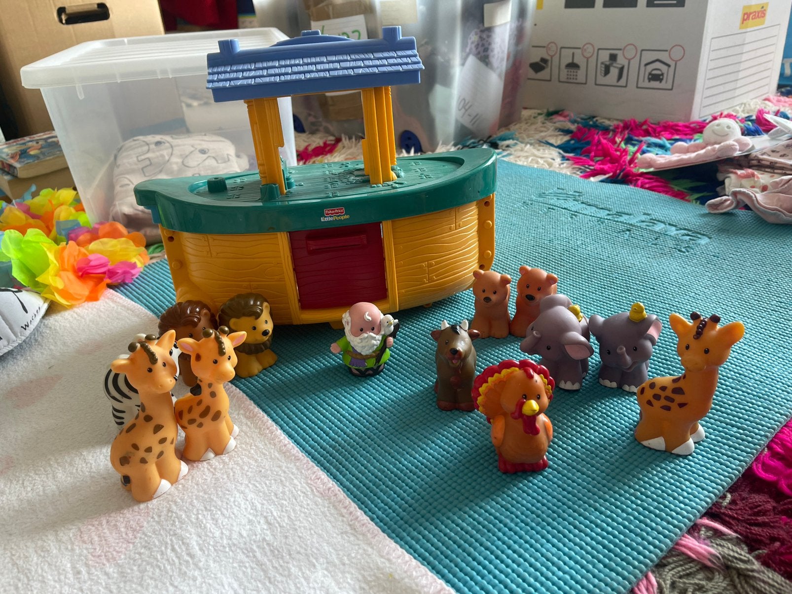 Fisher price ark van noach vintage opbrengst naar WNF, Ophalen of Verzenden, Gebruikt, Speelset